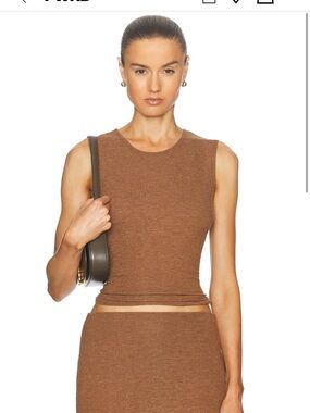 LESET Lauren Sleeveless Crewneck